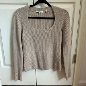 Vince Square/Scoop neck cashmere sweater